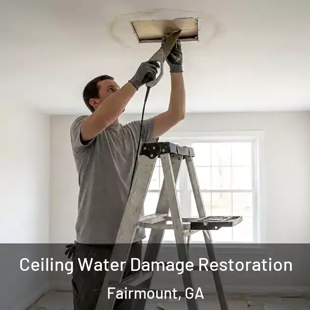  Ceiling Water Damage Restoration Fairmount, GA