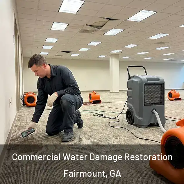  Commercial Water Damage Restoration Fairmount, GA