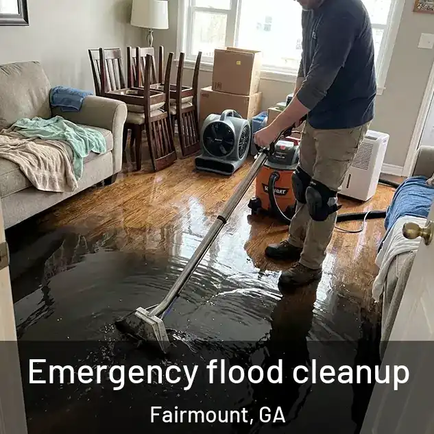  Emergency flood cleanup Fairmount, GA