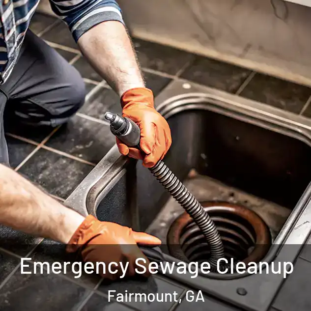  Emergency Sewage Cleanup Fairmount, GA