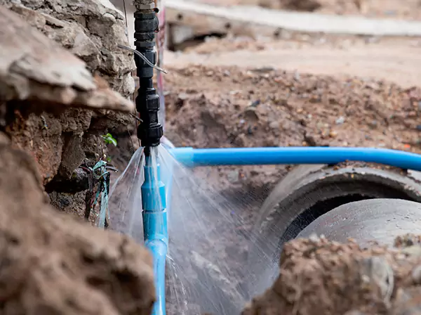 Burst Pipe Cleanup in Fairmount