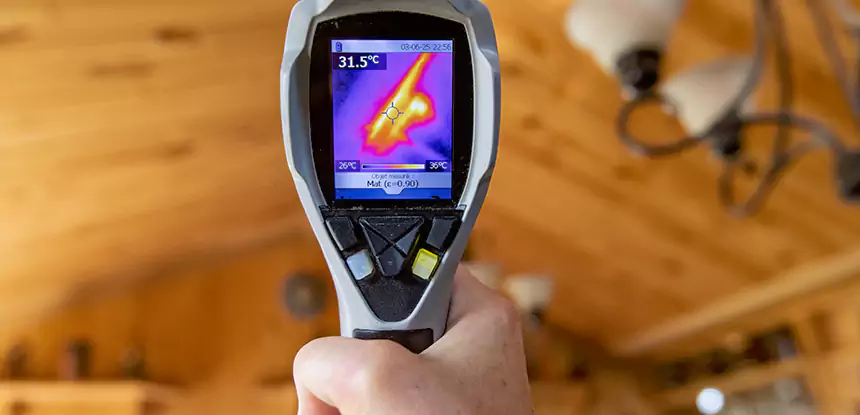 Infrared Camera Roof Leak Detection in Fairmount