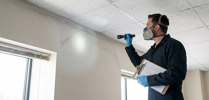 Ceiling Water Damage Inspection in Fairmount