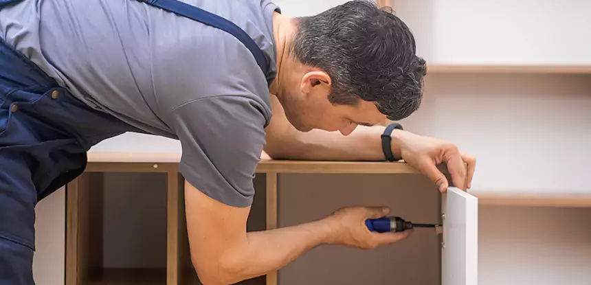 Water Damaged Cabinet Repair in Fairmount