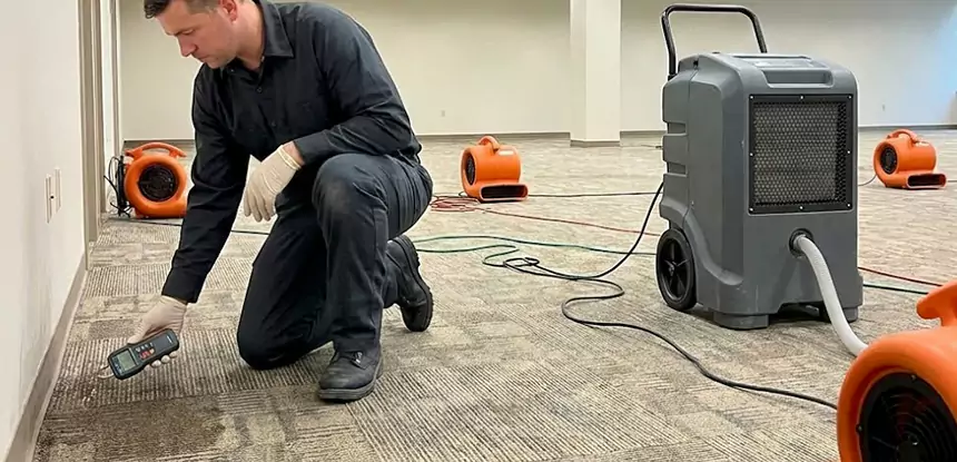 Drying Carpet Padding After Flood in Fairmount