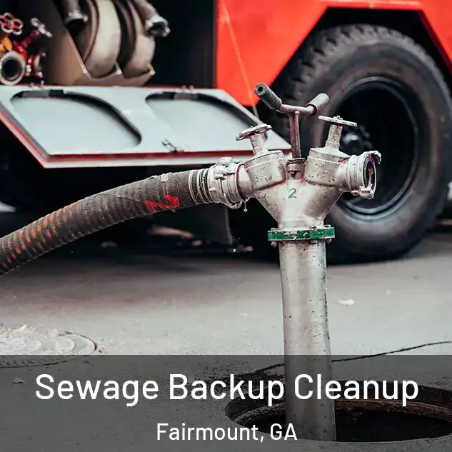  Sewage Backup Cleanup Fairmount, GA