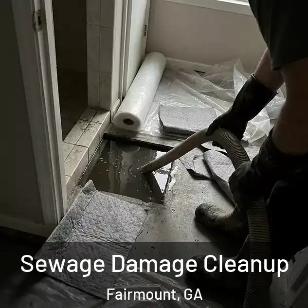  Sewage Damage Cleanup Fairmount, GA